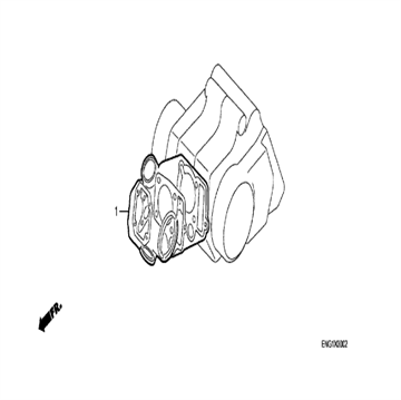 Gasket, cylinder head, 12391-GW8-680 , Honda